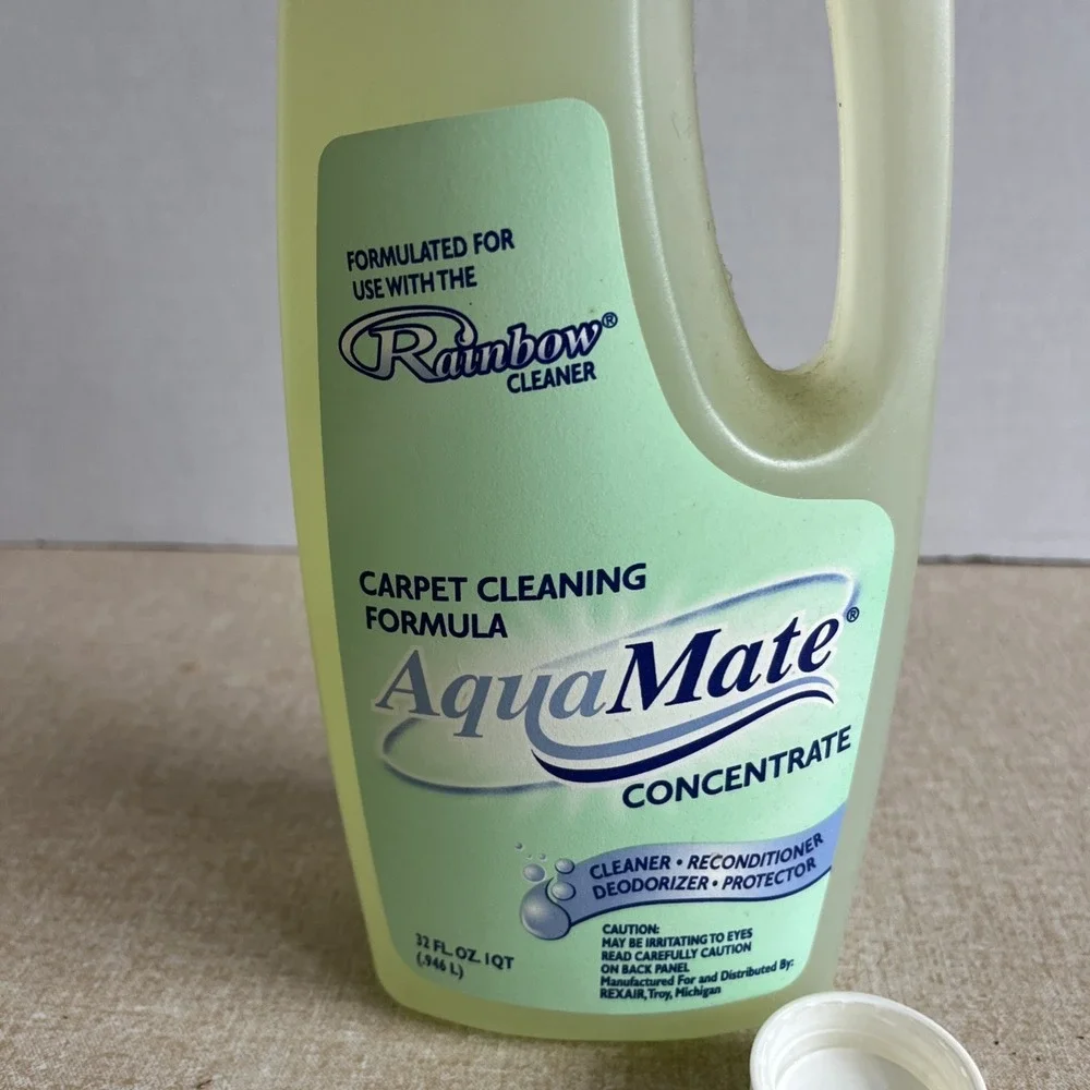 Genuine Rainbow Vacuum Aquamate Concentrate Carpet Cleaning Formula Discontinued